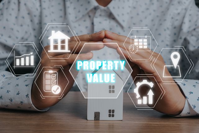 Property management data overlay